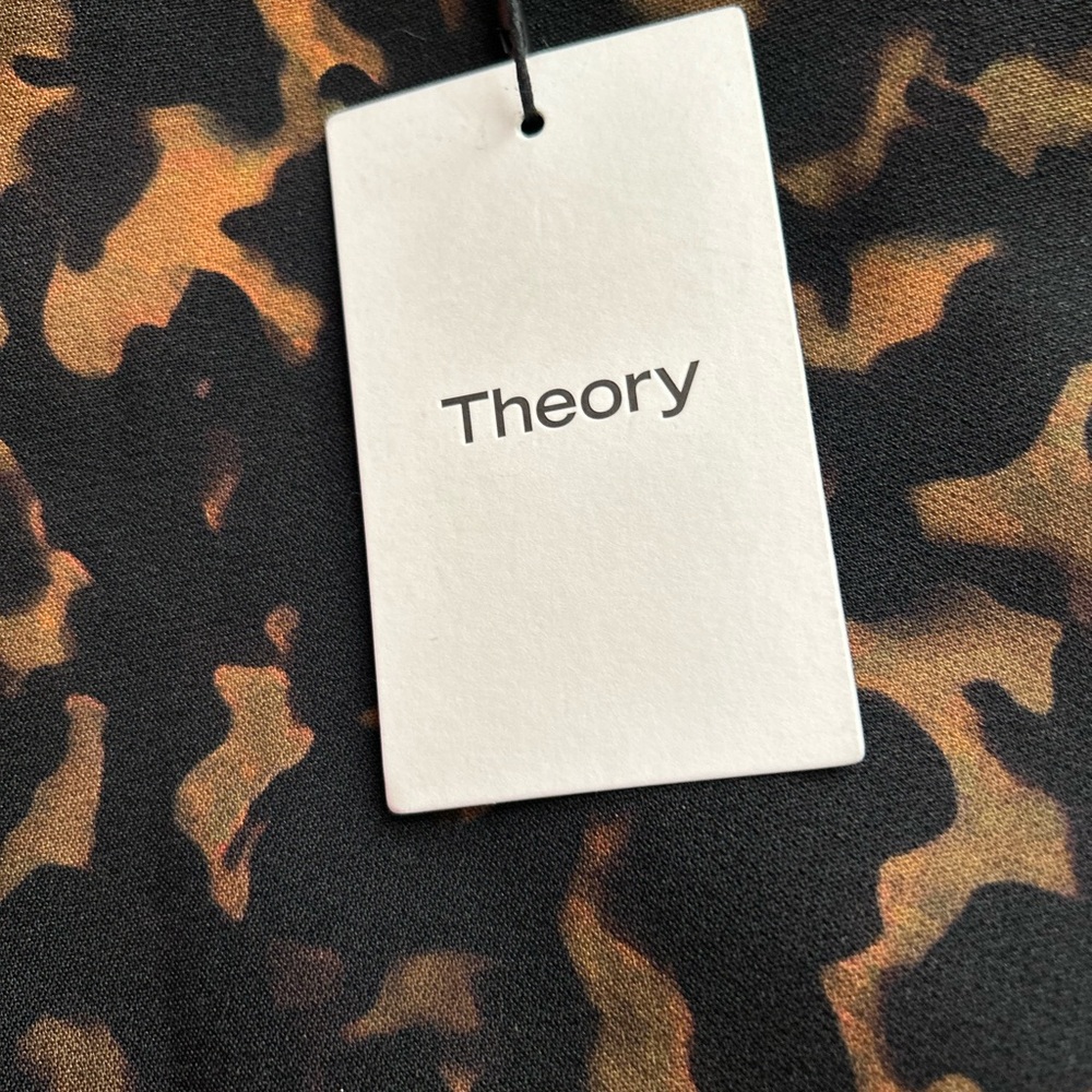 NWT Theory Tortoiseshell Pencil Skirt Size 4 - Picture 6 of 9